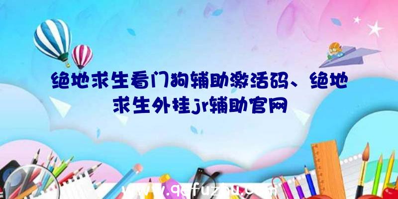 绝地求生看门狗辅助激活码、绝地求生外挂jr辅助官网