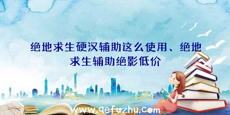 绝地求生硬汉辅助这么使用、绝地求生辅助绝影低价