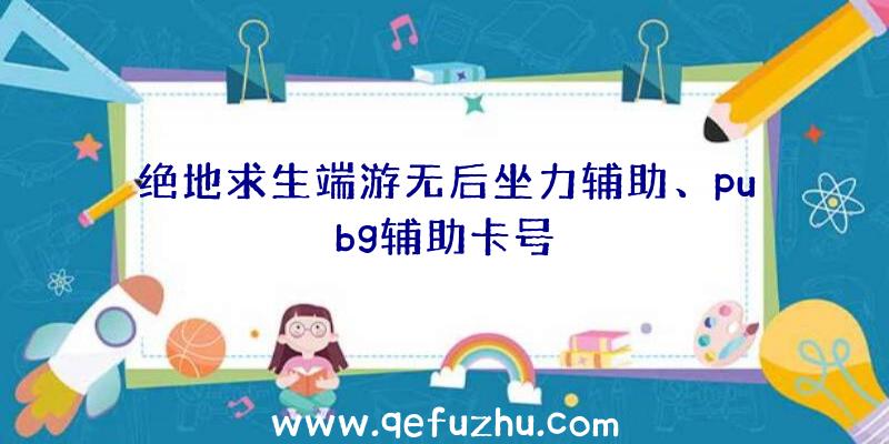 绝地求生端游无后坐力辅助、pubg辅助卡号