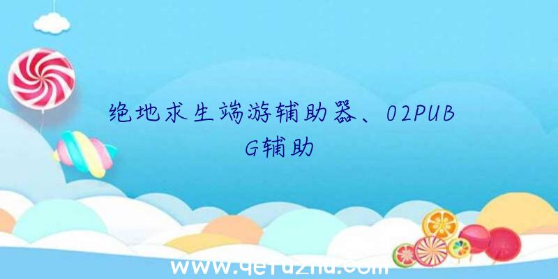 绝地求生端游辅助器、02PUBG辅助