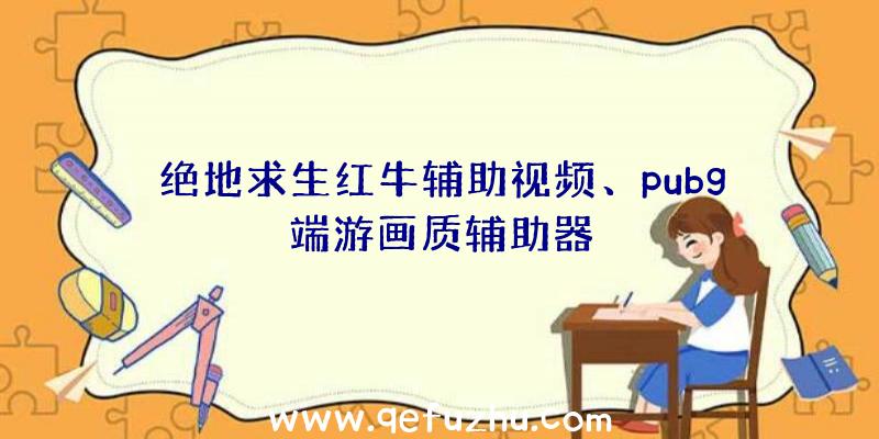 绝地求生红牛辅助视频、pubg端游画质辅助器