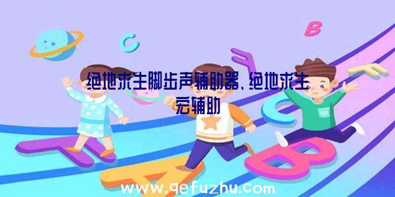 绝地求生脚步声辅助器、绝地求生宏辅助