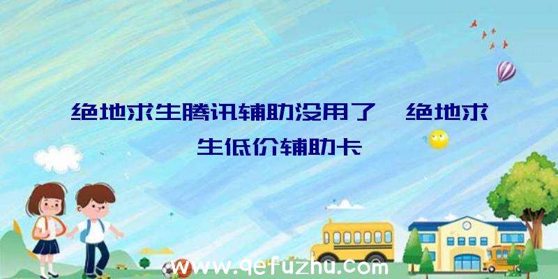 绝地求生腾讯辅助没用了、绝地求生低价辅助卡