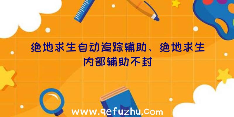 绝地求生自动追踪辅助、绝地求生内部辅助不封