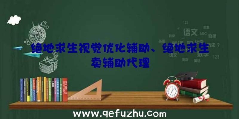 绝地求生视觉优化辅助、绝地求生卖辅助代理