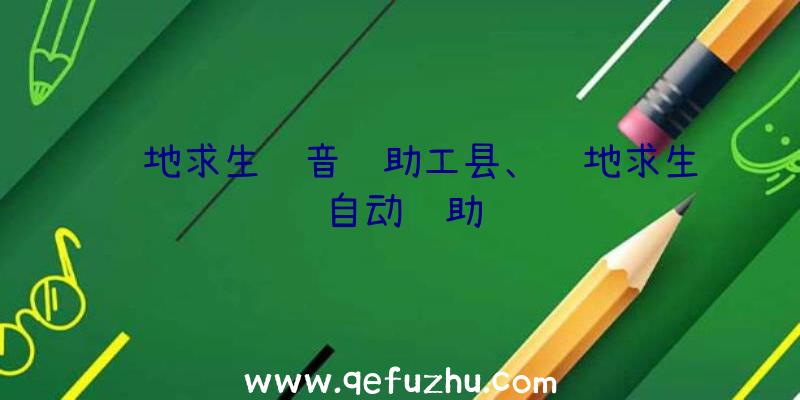 绝地求生语音辅助工县、绝地求生自动辅助