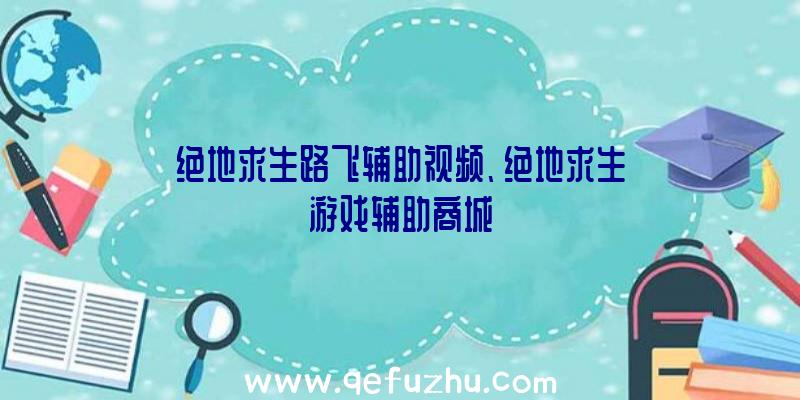 绝地求生路飞辅助视频、绝地求生游戏辅助商城