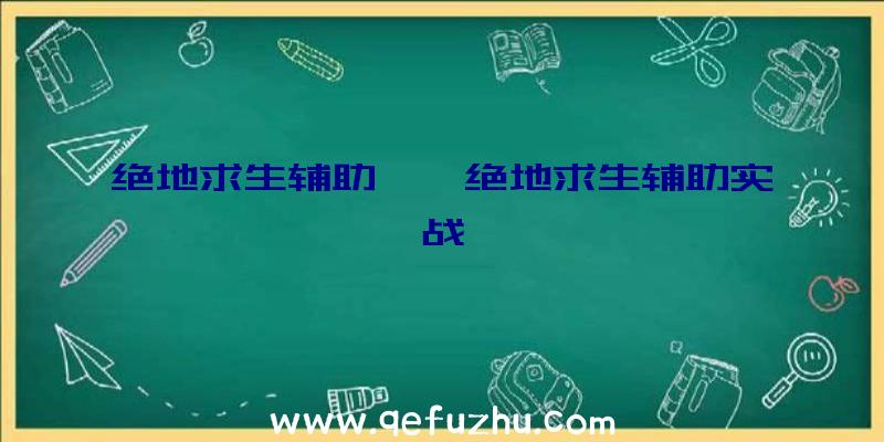 绝地求生辅助、、绝地求生辅助实战