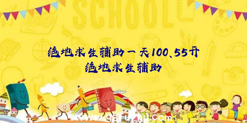 绝地求生辅助一天100、55开绝地求生辅助