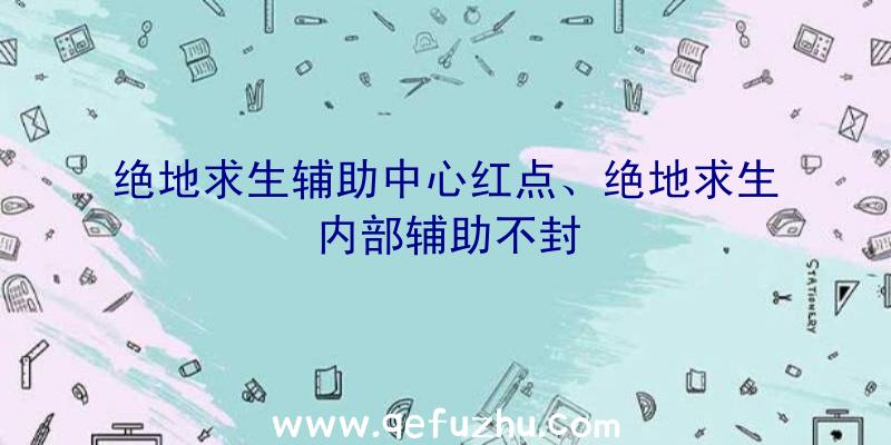 绝地求生辅助中心红点、绝地求生内部辅助不封