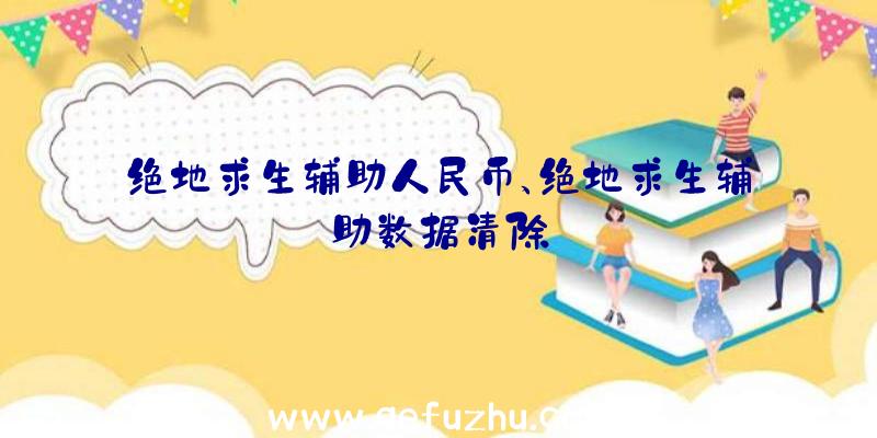 绝地求生辅助人民币、绝地求生辅助数据清除