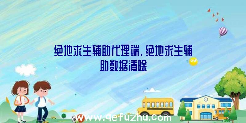 绝地求生辅助代理端、绝地求生辅助数据清除