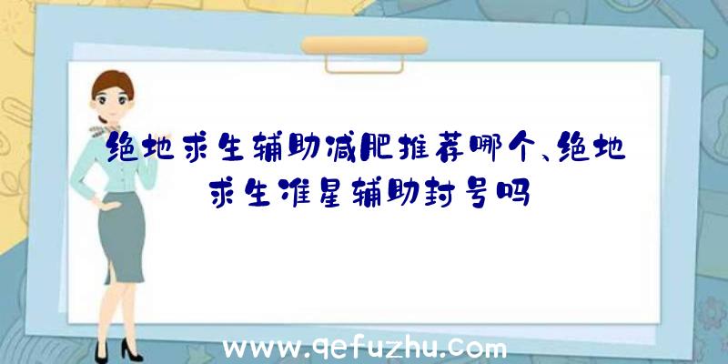 绝地求生辅助减肥推荐哪个、绝地求生准星辅助封号吗