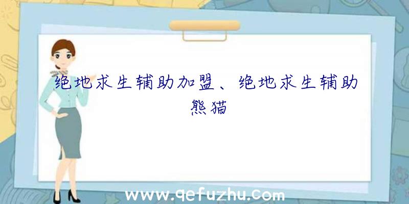 绝地求生辅助加盟、绝地求生辅助