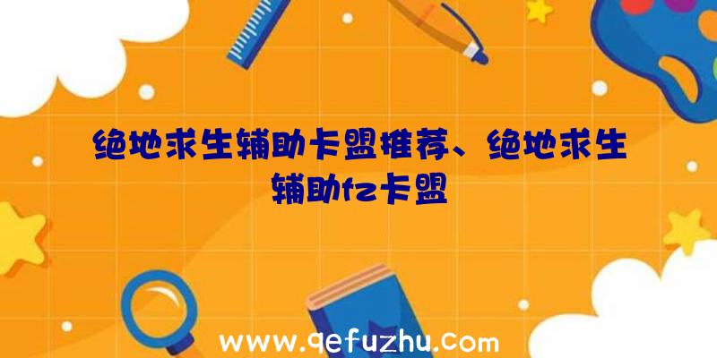 绝地求生辅助卡盟推荐、绝地求生辅助fz卡盟