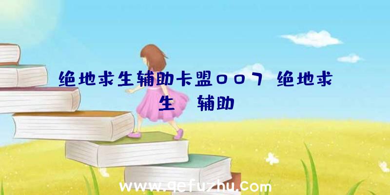 绝地求生辅助卡盟007、绝地求生da辅助