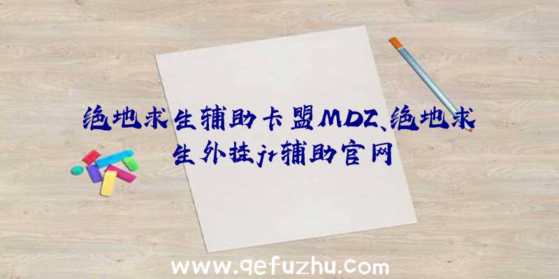 绝地求生辅助卡盟MDZ、绝地求生外挂jr辅助官网