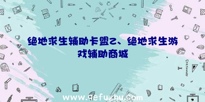 绝地求生辅助卡盟Z、绝地求生游戏辅助商城