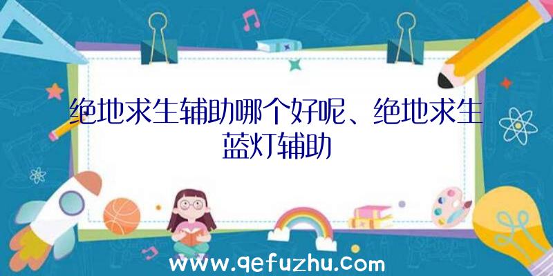 绝地求生辅助哪个好呢、绝地求生蓝灯辅助