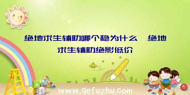 绝地求生辅助哪个稳为什么、绝地求生辅助绝影低价