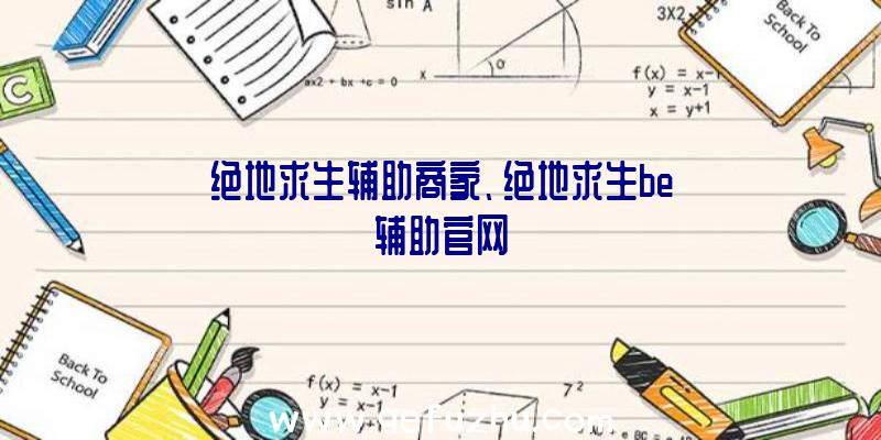 绝地求生辅助商家、绝地求生be辅助官网