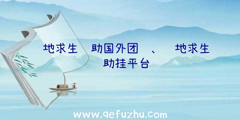 绝地求生辅助国外团队、绝地求生辅助挂平台