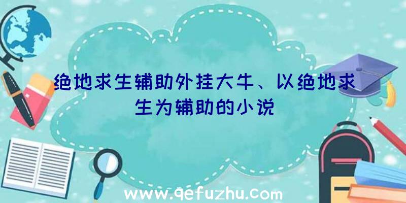 绝地求生辅助外挂大牛、以绝地求生为辅助的小说