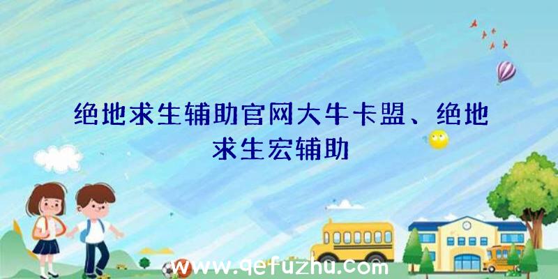 绝地求生辅助官网大牛卡盟、绝地求生宏辅助