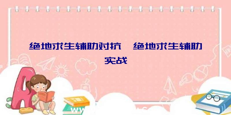 绝地求生辅助对抗、绝地求生辅助实战