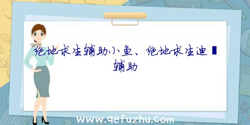 绝地求生辅助小鱼、绝地求生迪迦辅助