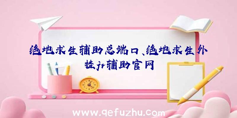 绝地求生辅助总端口、绝地求生外挂jr辅助官网