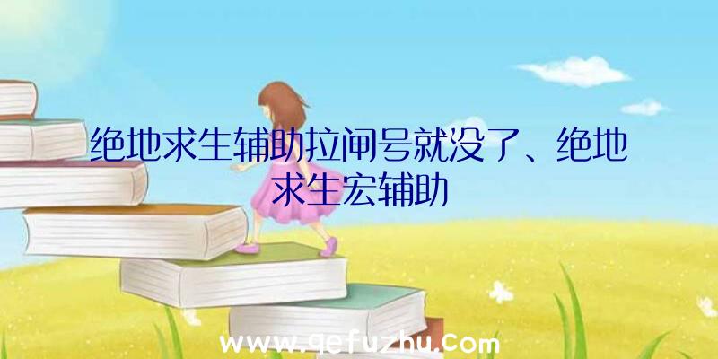 绝地求生辅助拉闸号就没了、绝地求生宏辅助