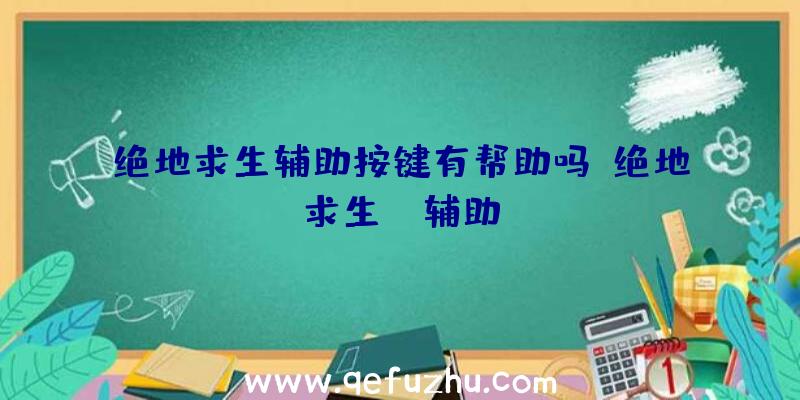 绝地求生辅助按键有帮助吗、绝地求生da辅助