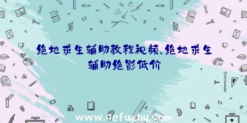 绝地求生辅助教程视频、绝地求生辅助绝影低价