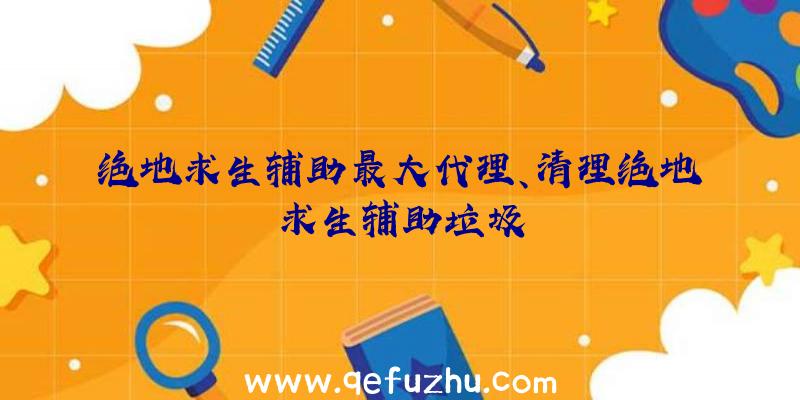 绝地求生辅助最大代理、清理绝地求生辅助垃圾