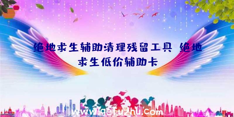 绝地求生辅助清理残留工具、绝地求生低价辅助卡