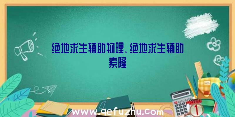 绝地求生辅助物理、绝地求生辅助索隆