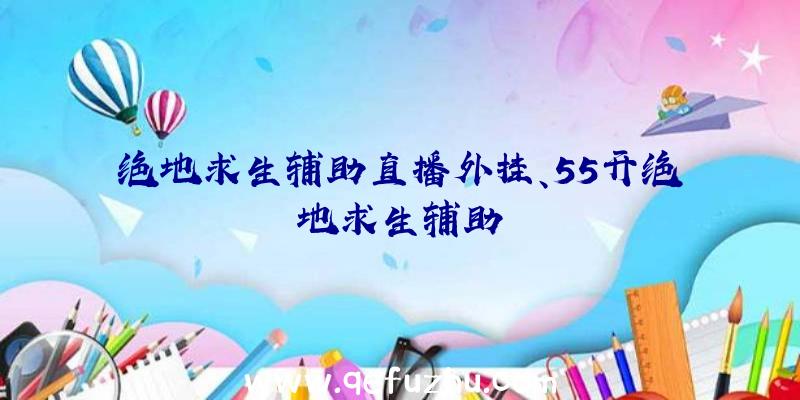 绝地求生辅助直播外挂、55开绝地求生辅助