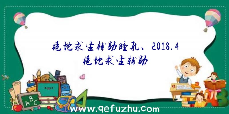 绝地求生辅助瞳孔、2018.4绝地求生辅助