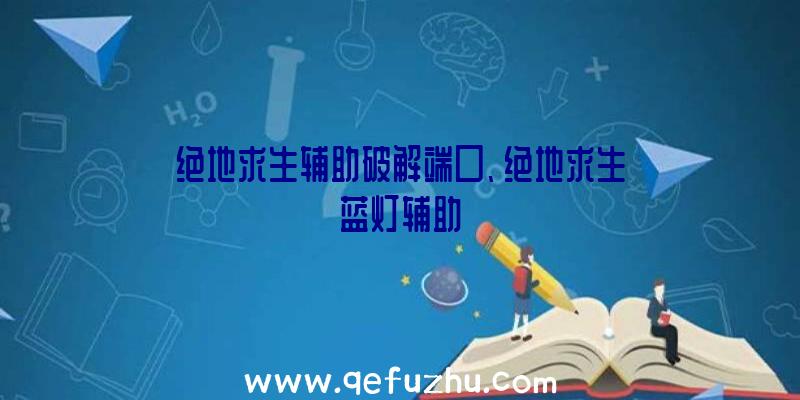 绝地求生辅助破解端口、绝地求生蓝灯辅助