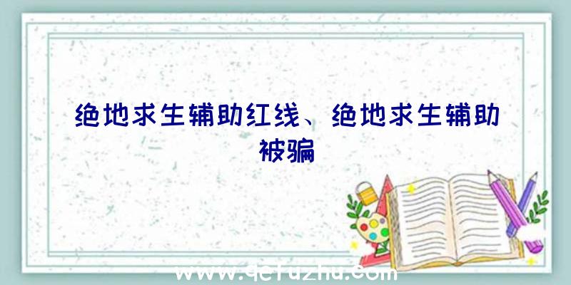 绝地求生辅助红线、绝地求生辅助被骗