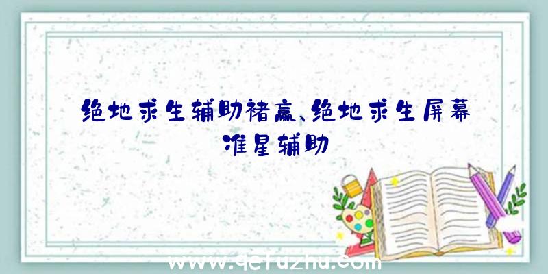 绝地求生辅助褚赢、绝地求生屏幕准星辅助