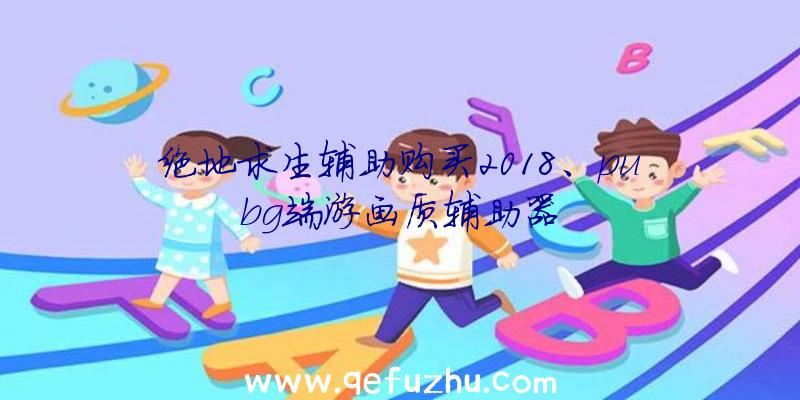 绝地求生辅助购买2018、pubg端游画质辅助器