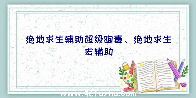 绝地求生辅助超级跑毒、绝地求生宏辅助