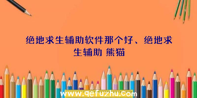 绝地求生辅助软件那个好、绝地求生辅助