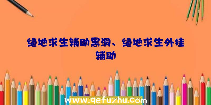 绝地求生辅助黑洞、绝地求生外挂辅助