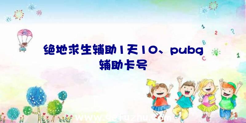 绝地求生辅助1天10、pubg辅助卡号