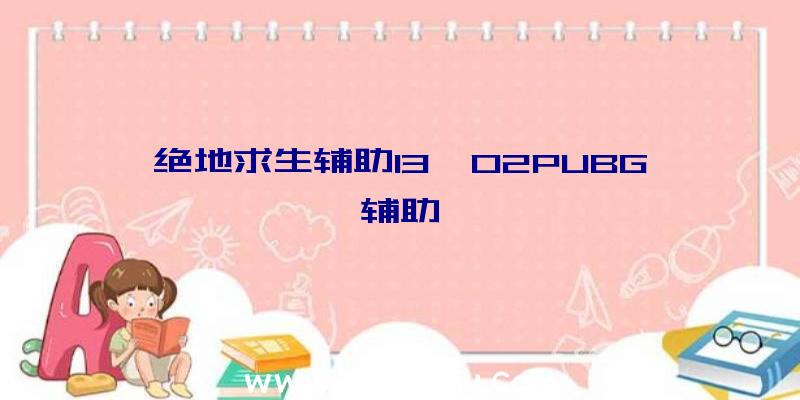 绝地求生辅助13、02PUBG辅助