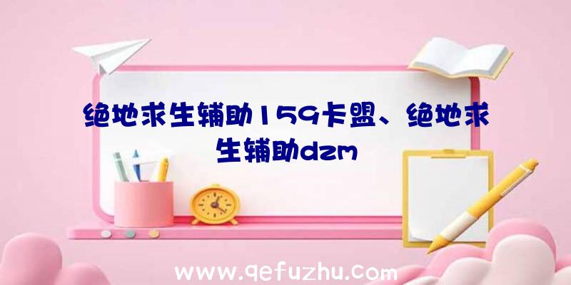 绝地求生辅助159卡盟、绝地求生辅助dzm