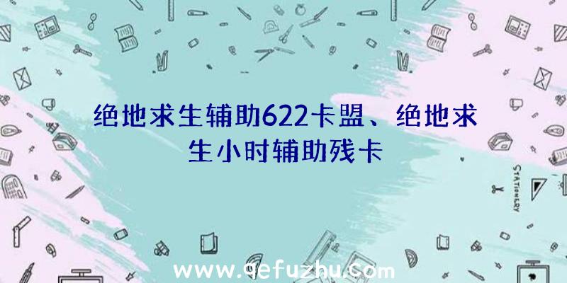 绝地求生辅助622卡盟、绝地求生小时辅助残卡